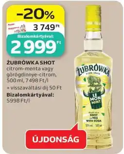 Auchan ŻUBRÓWKA SHOT ajánlat