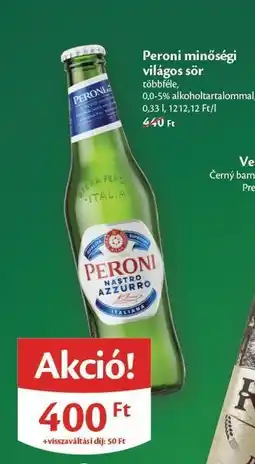 EcoFamily Peroni minőségi világos sör ajánlat
