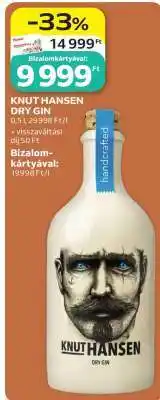 Auchan KNUT HANSEN DRY GIN ajánlat