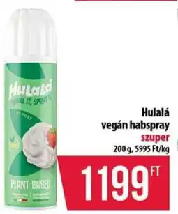 Coop Hulala Vegán Habspray ajánlat