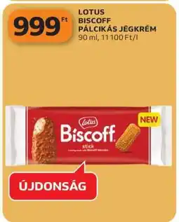 Auchan LOTUS BISCOFF PÁLCIKÁS JÉGKRÉM ajánlat