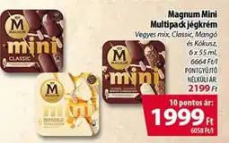 Coop Magnum mini multipack jégkrém ajánlat