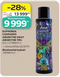 Auchan Euphoria Cannabis Absinthe vagy Absinthe 70% ajánlat