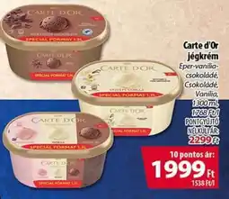 Coop CARTE D'OR Jégkrém ajánlat