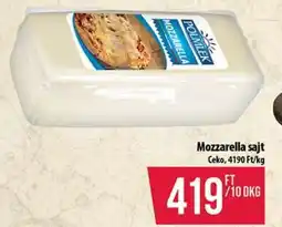 Coop Mozzarella sajt ajánlat