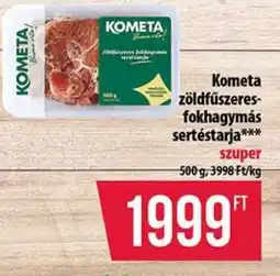 Coop Kometa Zöldfűszeres-fokhagymás sertéstarja ajánlat