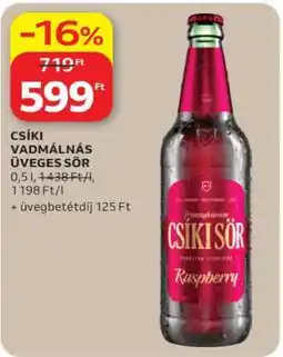 Auchan CSÍKI VADMÁLNÁS ÜVEGES SÖR ajánlat