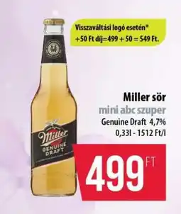 Coop Miller sör mini abc szuper ajánlat
