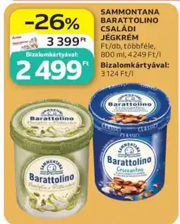 Auchan SAMMONTANA BARATTOLINO CSALÁDI JÉGKRÉM ajánlat