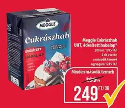 Coop Meggle Cukrászhab UHT édesített habalap ajánlat