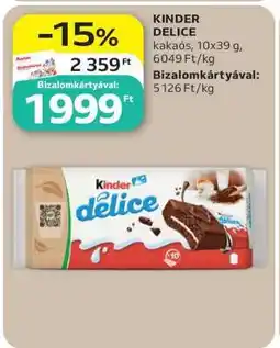 Auchan KINDER Delice ajánlat