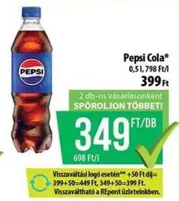 Coop Pepsi Cola ajánlat