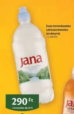 EcoFamily Jana természetes szénsavmentes ásványvíz ajánlat