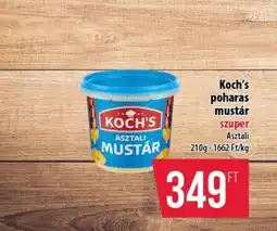 Coop Koch's poharas mustár ajánlat