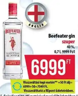 Coop BEEFEATER GIN ajánlat