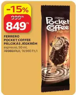 Auchan FERRERO Pocket Coffee pálcikás jégkrém ajánlat