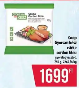 Coop Coop GYORSAN KÉSZ Csirke Cordon Bleu ajánlat
