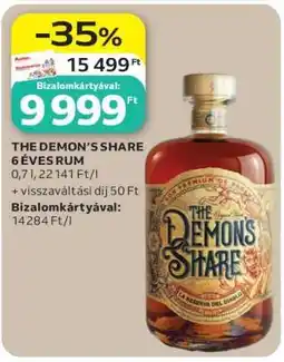 Auchan THE DEMON’S SHARE 6 ÉVES RUM ajánlat