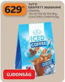 Auchan TUTTI Ízesített Jegeskávé ajánlat
