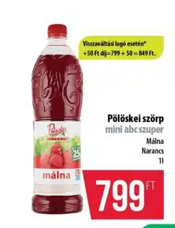 Coop PÖLÖSKEI Szörp ajánlat