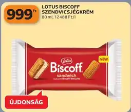 Auchan LOTUS BISCOFF SZENDVICSJÉGKRÉM ajánlat