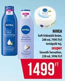 Coop NIVEA SOFT HIDRATÁLÓ KRÉM ajánlat
