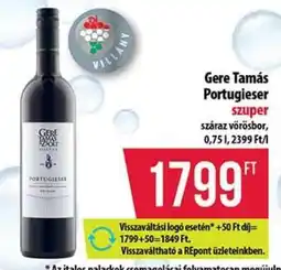 Coop Gere Tamás Portugieser ajánlat