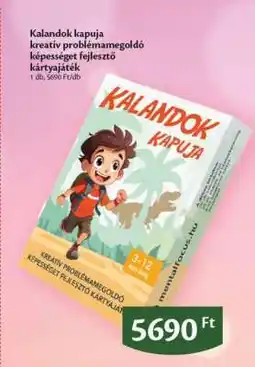 EcoFamily Kalandok kapuja kreatív problémamegoldó képességet fejlesztő kártyajáték ajánlat