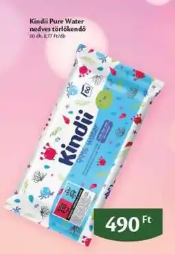 EcoFamily Kindii Pure Water nedves törlőkendő ajánlat