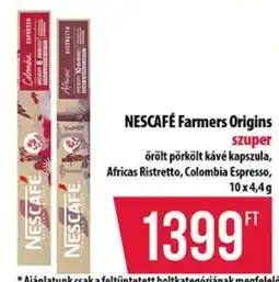 Coop Nescafé Farmers Origins ajánlat
