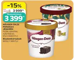 Auchan HÄAGEN-DAZS POHARAS JÉGKRÉM ajánlat