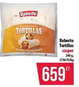 Coop Roberto tortillas ajánlat