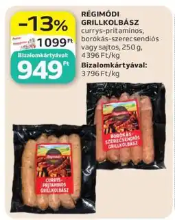 Auchan Régimódi Grillkolbász ajánlat