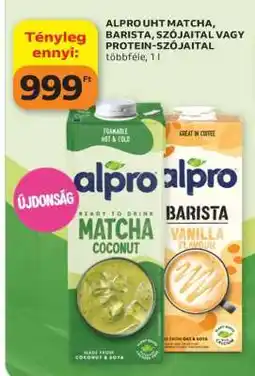 Auchan ALPRO UHT Matcha, Barista, Szójaital vagy Protein-Szójaital ajánlat