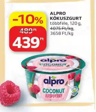 Auchan Alpro kókuszgurt ajánlat