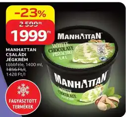 Auchan Manhattan Családi Jégkrém ajánlat