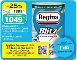 Auchan REGINA BLITZ KONYHAI PAPÍRTÖRLŐ ajánlat