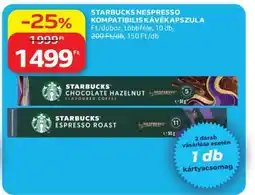 Auchan Starbucks Nespresso kompatibilis kávékapszula ajánlat