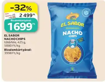 Auchan El Sabor Nacho chips ajánlat