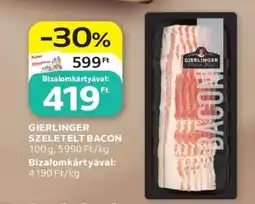 Auchan GIERLINGER SZELETELT BACON ajánlat