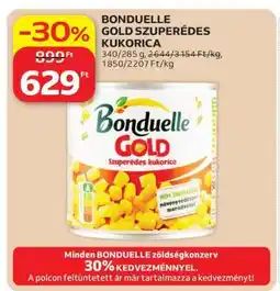 Auchan BONDUELLE GOLD SZUPERÉDES KUKORICA ajánlat