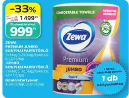 Auchan ZEWA PREMIUM JUMBO KONYHAI PAPÍRTÖRLŐ ajánlat