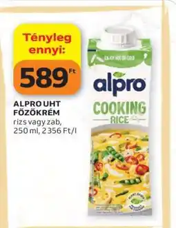 Auchan ALPRO UHT FŐZŐKRÉM ajánlat