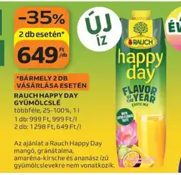 Auchan Rauch Happy Day Gyümölcslé ajánlat