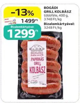 Auchan BOGÁDI GRILL KOLBÁSZ ajánlat