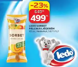 Auchan LEDO SORBET PÁLCIKÁS JÉGKRÉM ajánlat