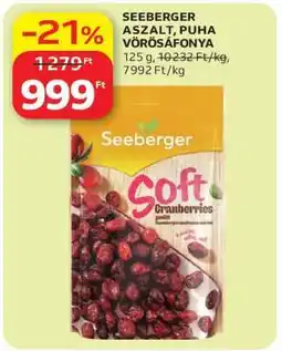 Auchan SEEBERGER ASZALT PUHA VÖRÖSÁFONYA ajánlat