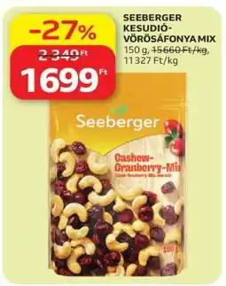 Auchan Seeberger Kesudió-Vörösáfonya Mix ajánlat
