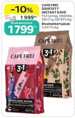 Auchan CAFE FREI ÍZESÍTETT INSTANT KÁVÉ ajánlat