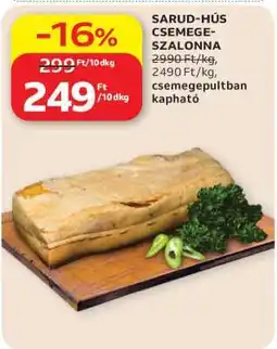 Auchan SARUD-HÚS CSEMEGE-SZALONNA ajánlat